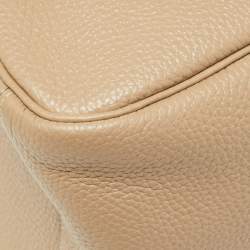 Hermès Gris Tourterelle Taurillion Clemence Leather Palladium Finish Lindy 34 Bag