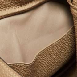 Hermès Gris Tourterelle Taurillion Clemence Leather Palladium Finish Lindy 34 Bag