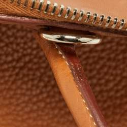 Pre Owned Hermes Gold Taurillon Clemence Leather Bolide 31 Bag