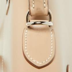 Pre Owned Hermes Argile Tadelakt Leather Guilloche Kelly Sellier 32 Bag