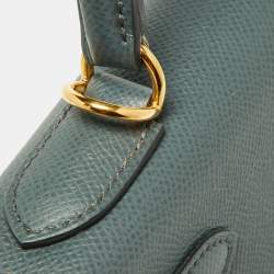 Hermès Vert Amande Epsom Leather Gold Finish Kelly Sellier 28 Bag