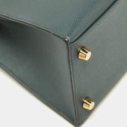Hermès Vert Amande Epsom Leather Gold Finish Kelly Sellier 28 Bag