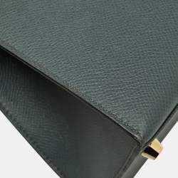Hermès Vert Amande Epsom Leather Gold Finish Kelly Sellier 28 Bag