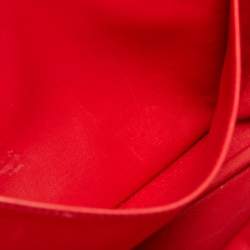 Pre Owned Hermes Rouge Casaque Taurillon Clemence Leather Bolide Bolide 35 Bag