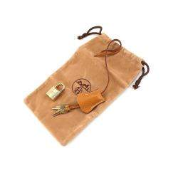 Pre Owned Hermes Birkin 40 hand bag Ardennes natural C mark gold metal fittings