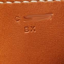 Pre Owned Hermes Gris Moyen/Fauve Wool and Barenia Leather Palladium Finish HAC Birkin 40 Bag