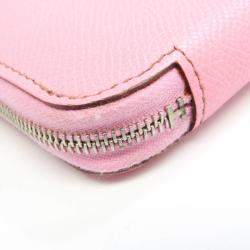Hermes Azap Long Women's Epsom Leather Long Wallet (bi-fold) Rose Confe BF563234