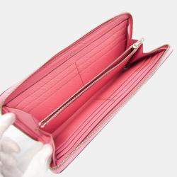 Hermes Azap Long Women's Epsom Leather Long Wallet (bi-fold) Rose Confe BF563234
