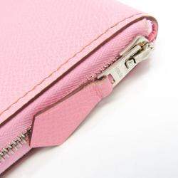 Hermes Azap Long Women's Epsom Leather Long Wallet (bi-fold) Rose Confe BF563234