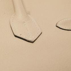 Hermes Trench Togo Leather Gold Finish Birkin 30 Bag
