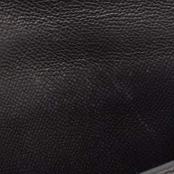 Hermes Black Epsom Leather Kelly Pocket Compact Wallet