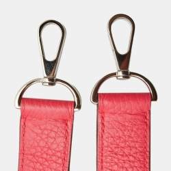 Hermès Rose Extreme Taurillon Clemence Leather Palladium Finish Jypsiere 28 Bag