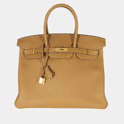 HERMÈS Ostrich Birkin 25 handbag in Chai with Gold hardware-Ginza Xiaoma –  Authentic Hermès Boutique