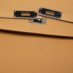 Hermès Sesame Togo Leather Kelly Depeches 36 Briefcase