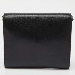 Pre Owned Hermes Black Chevre de Coromandel Leather Cinhetic To Go Wallet