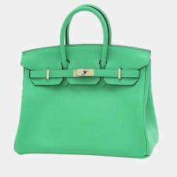 Hermes Birkin 35 Menthe Mint Green Bag