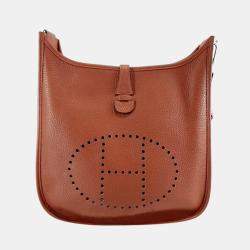 Hermes Evelyne 29 Clemence Leather Shoulder Bag