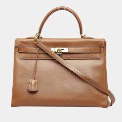 Hermès Bolide 1923 Gold Togo Handbag