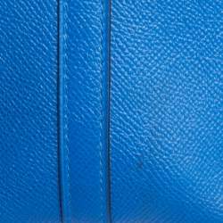 Hermes Bleu Zellige/Bleu Encre/Rouge Epsom Leather Picotin Lock 18 Bag