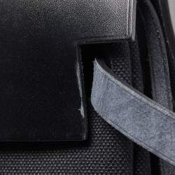 Pre Owned Hermès Black Canvas and Leather Herbag Zip 39 Bag