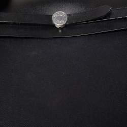 Pre Owned Hermès Black Canvas and Leather Herbag Zip 39 Bag