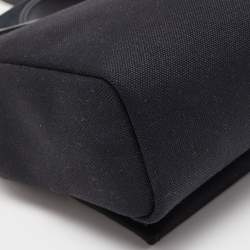 Pre Owned Hermès Black Canvas and Leather Herbag Zip 39 Bag