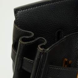Hermès Black Togo Leather Gold Finish Birkin 30 Bag