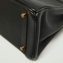 Hermès Black Togo Leather Gold Finish Birkin 30 Bag