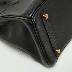Hermès Black Togo Leather Gold Finish Birkin 30 Bag