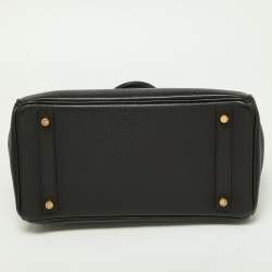 Hermès Black Togo Leather Gold Finish Birkin 30 Bag