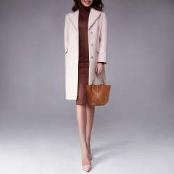 Pre Owned Hermes Fauve Barenia Faubourg Leather Picotin Lock 18 Bag