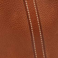 Pre Owned Hermes Fauve Barenia Faubourg Leather Picotin Lock 18 Bag