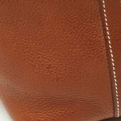 Pre Owned Hermes Fauve Barenia Faubourg Leather Picotin Lock 18 Bag
