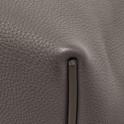 Pre Owned Hermes Etain Togo and Swift Leather Palladium Finish 24/24 29 Bag