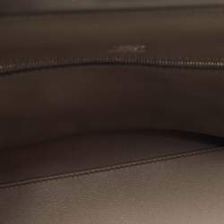 Pre Owned Hermes Etain Togo and Swift Leather Palladium Finish 24/24 29 Bag