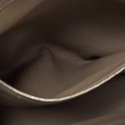 Pre Owned Hermes Etain Togo and Swift Leather Palladium Finish 24/24 29 Bag