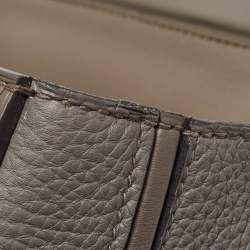 Pre Owned Hermes Etain Togo and Swift Leather Palladium Finish 24/24 29 Bag