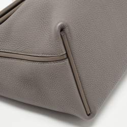 Pre Owned Hermes Etain Togo and Swift Leather Palladium Finish 24/24 29 Bag