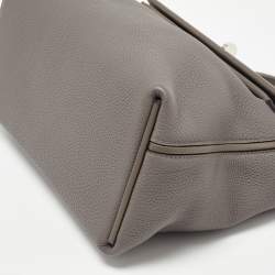 Pre Owned Hermes Etain Togo and Swift Leather Palladium Finish 24/24 29 Bag