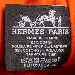 Hermes Natural Canvas Medium Bolide Case