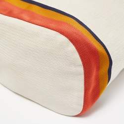 Hermes Natural Toile Chevron Cavalier Sling Bag