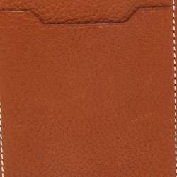 Hermes Fauve Barena Faubourg Leather City 3CC Card Holder
