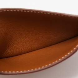 Hermes Fauve Barena Faubourg Leather City 3CC Card Holder