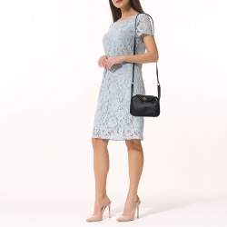 Hermès Black Taurillon Clemence Leather Gold Finish Mini Lindy Bag