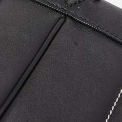 Hermes Black Swift Leather Palladium Finish Berline 28 Bag