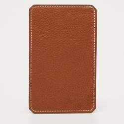 Hermes Fauve Barenia Faubourg Leather City 3CC Card Holder
