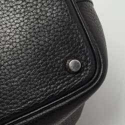 Hermes Black Taurillion Clemence Leather Picotin Lock 18 Bag