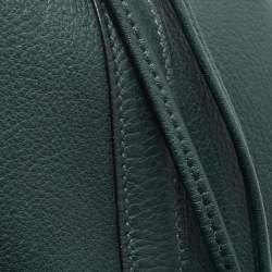 مملوكة مسبقًا Hermes Vert Fonce Togo Leather Market Bag