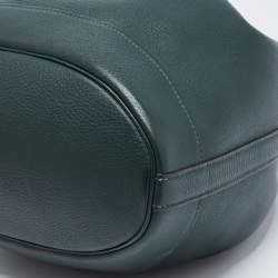 مملوكة مسبقًا Hermes Vert Fonce Togo Leather Market Bag