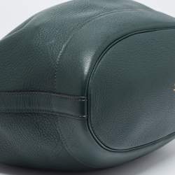 مملوكة مسبقًا Hermes Vert Fonce Togo Leather Market Bag